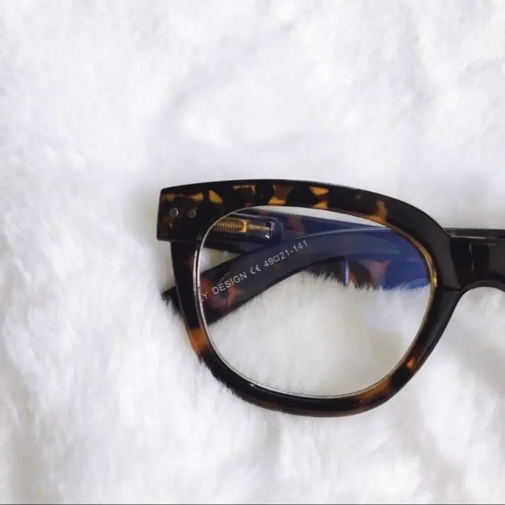 Jade Brown Computer Blue Light Glasses
